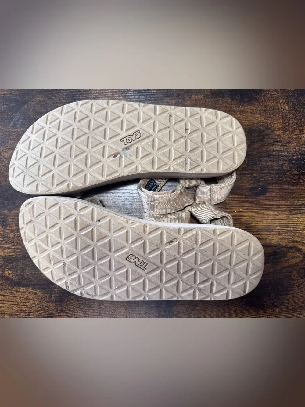 Teva Men’s Original Universal Sport Sandal Neutral Tan Strap Size 10